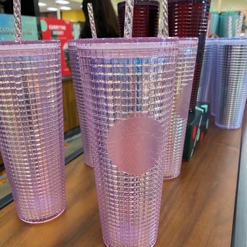 Starbucks pink diamond holiday cup